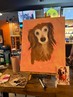 Paint Your Pet at Retro Sips and Brews Oct 10th