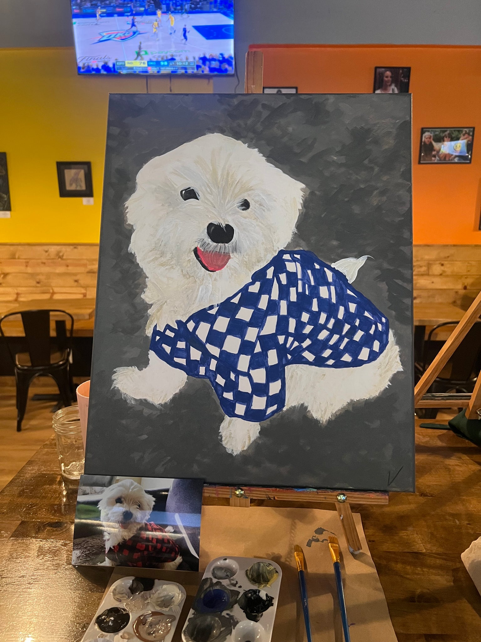 Paint Your Pet at Retro Sips and Brews Oct 10th
