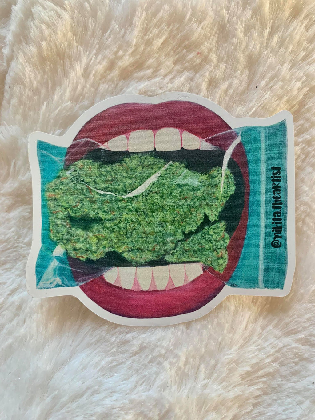 "Eat Herbs Everyday" Sticker