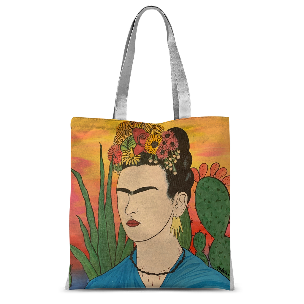 Fridas Nopales Tote Bag