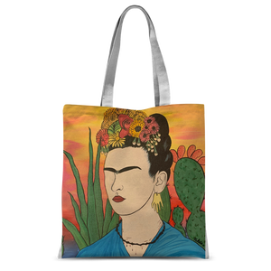 Fridas Nopales Tote Bag