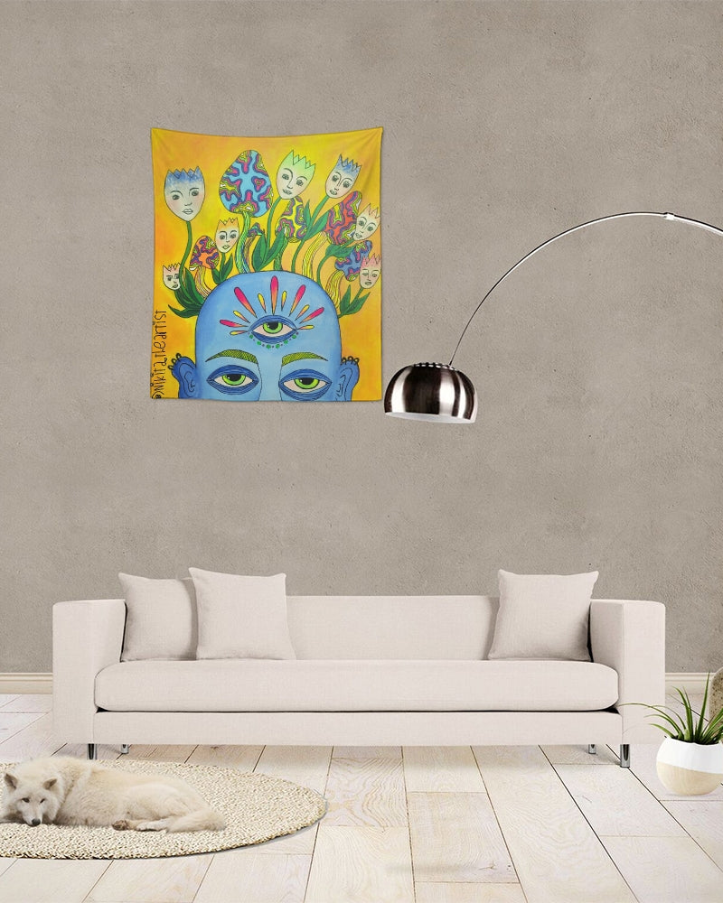 “Tend To Your Garden” Tapestry 51"x60"