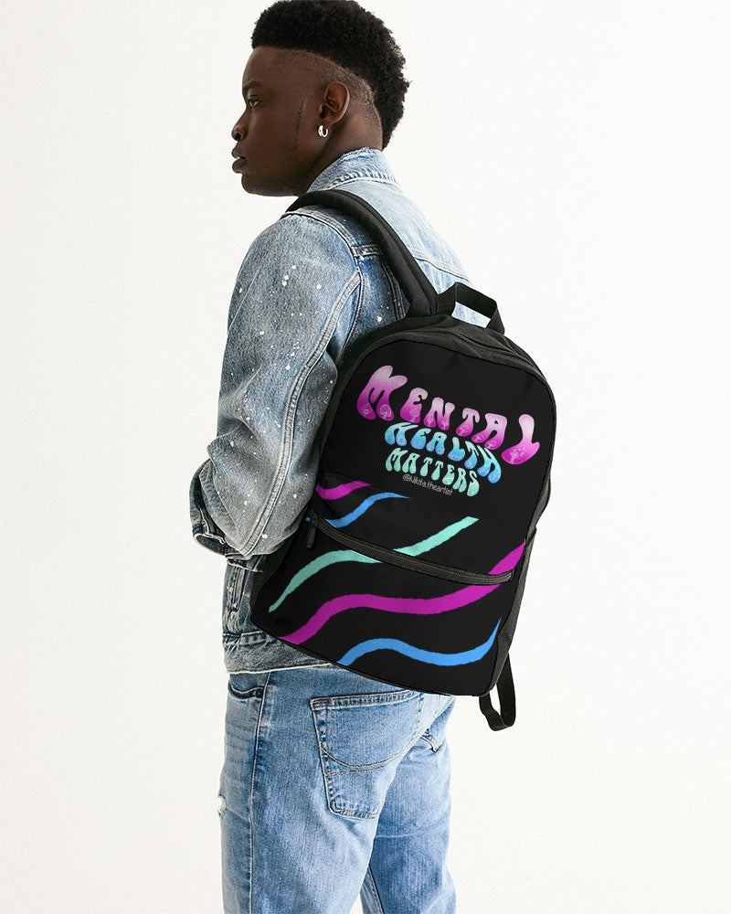Mental Health Matters Small Canvas Backpack
