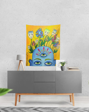 “Tend To Your Garden” Tapestry 51"x60"