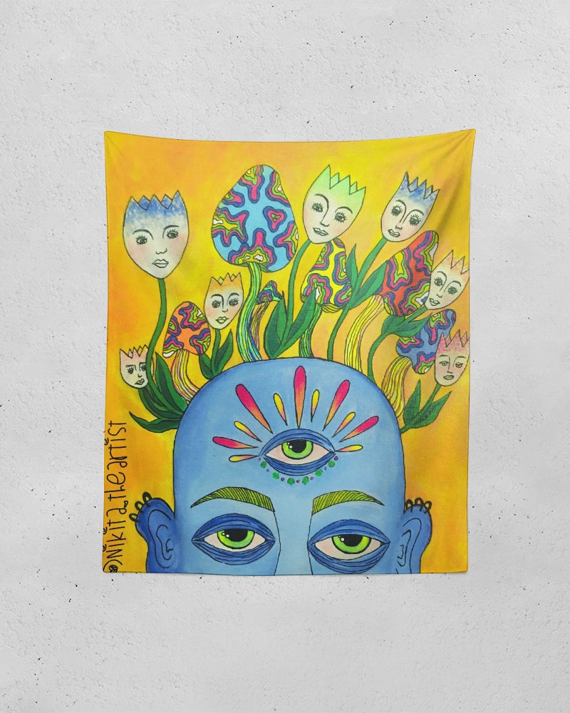 “Tend To Your Garden” Tapestry 51"x60"