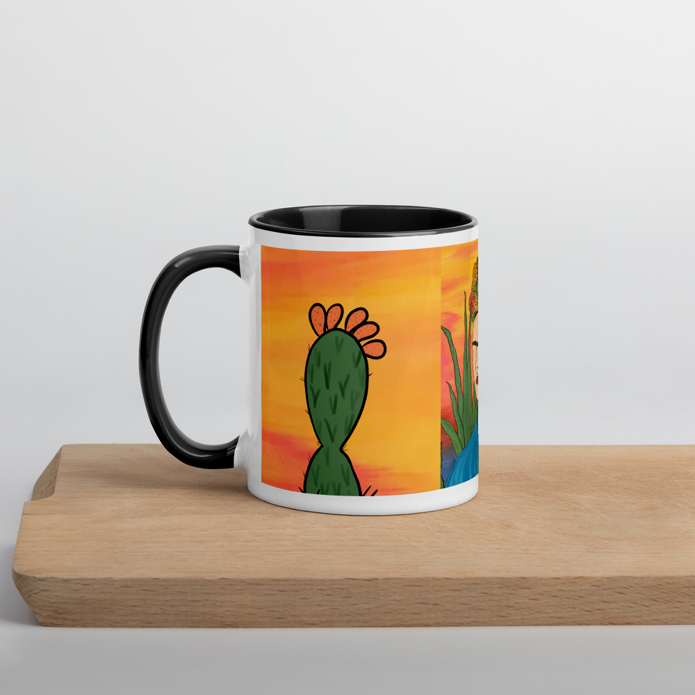 Frida’s Nopales Mug with Color