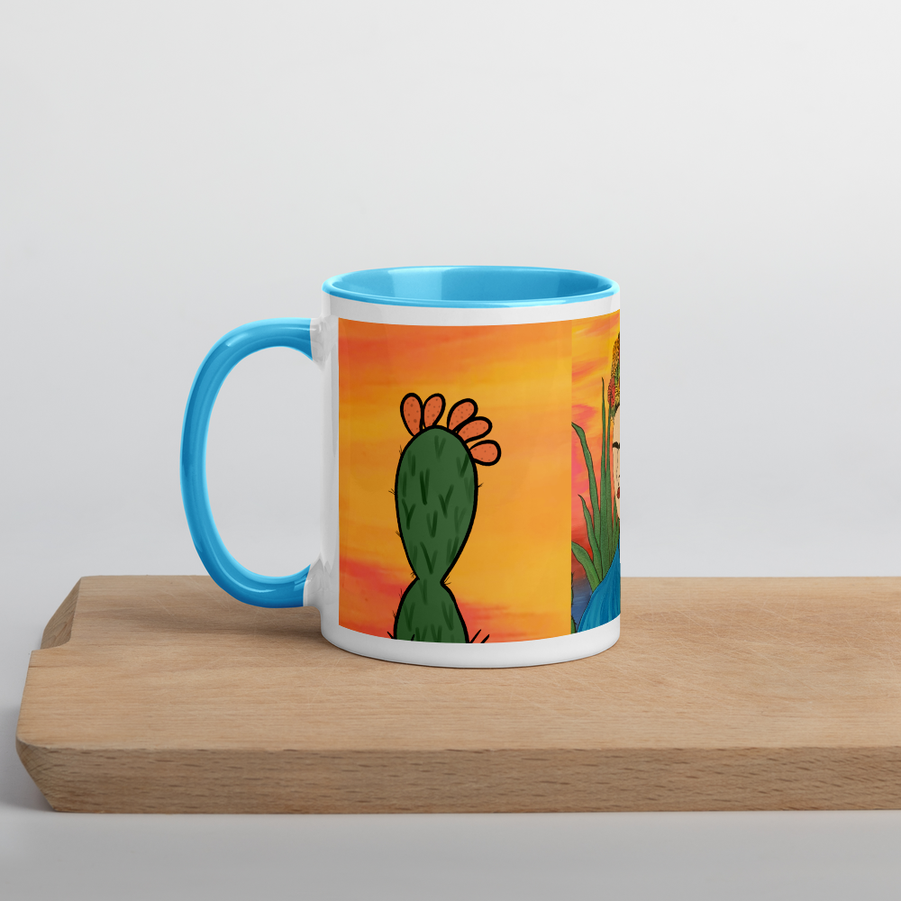 Frida’s Nopales Mug with Color