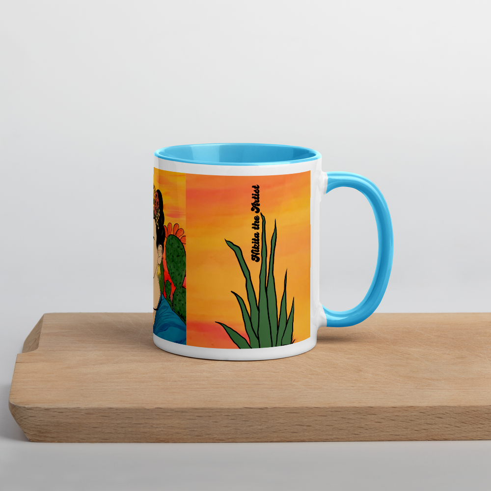Frida’s Nopales Mug with Color